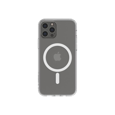 Belkin | SheerForce Magnetic Anti-Microbial Protective Case | Protective Case | Apple | iPhone 14 | N/A | Transparent | Protect your new iPhone 14 with a MagSafe-compatible, magnetic phone case. The clear, UV light-resistant material prevents discoloratio