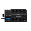 CyberPower | Backup UPS Systems | BR1000ELCD | 1000 VA | 600 W