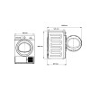 BEKO | Dryer Machine with Heat Pump | BM3T49230W | Energy efficiency class E | Front loading | 9 kg | Digital | Depth 60.7 cm | White