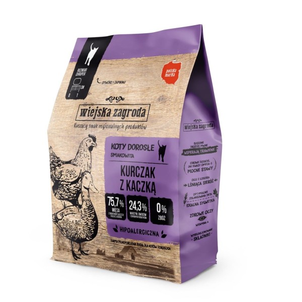 Wiejska Zagroda Kurczak z kaczką karma ...