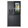LG InstaView GMG960EVJE side-by-side refrigerator Freestanding 638 L Black