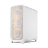 Fractal Design Meshify 3 | White RGB TG Clear Tint | Mid-Tower | Power supply included No | ATX