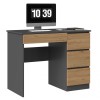 Desk MIJAS RIGHT 98x51x76 cm Anthracite/Artisan