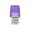 Kingston | DataTraveler | DT Micro Duo 3C | 128 GB | USB Type-C and Type-A | Purple