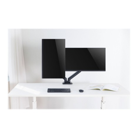 TECHLY Double Monitor Desk Stand 17-32in