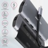 AXAGON HMC-6M2 USB 3.2 Gen 1 hub, 2x USB-A, HDMI, RJ-45, SATA M.2
