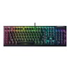 Razer | Mechanical Gaming Keyboard | BlackWidow V4 X | Gaming Keyboard | Wired | Nordic | Green Mechanical Switches (Clicky)