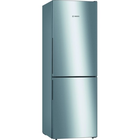 Bosch Serie 4 KGV33VLEA fridge-freezer Freestanding 289 L E Stainless steel