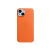 Apple | iPhone 14 Leather Case with MagSafe | Case with MagSafe | Apple | iPhone 14 | Leather | Orange