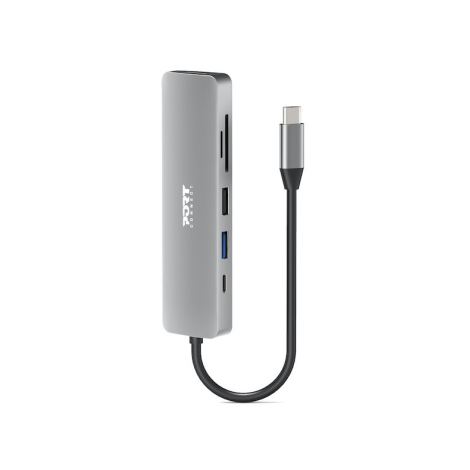 PORT CONNECT Docking Type C 5 in 1 - 1 x 4K HDMI - PD 100W - Retail BtoC Only | PORT CONNECT