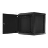 LANBERG Wall mount 19i 12U 600x600 black