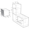 Gorenje Oven | BO6615E01X | 60 L | Electric | EnamelClean | Mechanical control | Height 59.5 cm | Width 59.5 cm | Stainless steel