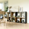 Topeshop MALAX 2X4 ANT/ART living room bookcase