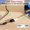 UNITEK HDMI - VGA ADAPTER, FULLHD 60HZ, WHITE, M/F