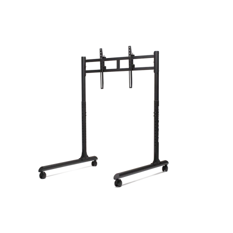Next Level Racing Floor stand | Round Tube Freestanding Single Monitor Stand | Up to 65 