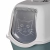 ROTHO Bailey Hooded litter box Green, White