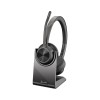 HP Poly Voyager 4320 UC Stereo USB-A Headset +BT700 USB-A Adapter +Charging Stand