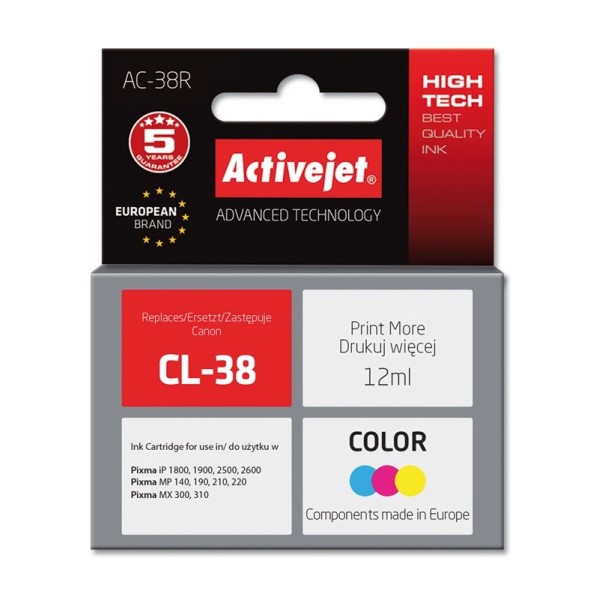 Activejet AC-38R Ink cartridge (replacement for ...