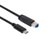 CABLE USB-C TO USB3.1 1M/M/M CAC-1524 CLUB3D