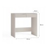 MARINA 2S SLIM Desk Colour Cashmere