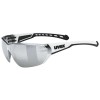 Okulary rowerowe UVEX Equate, white matt/mir.silver