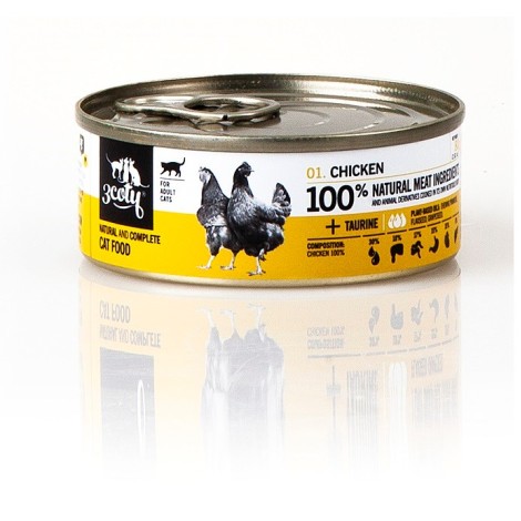 3COTY Chicken - wet cat food - 80g