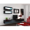 Cama TV stand VIGO 140 30/140/40 black/black gloss