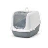 SAVIC Nestor Jumbo White-Grey – covered cat litter box – 66.5x48.5x46.5 cm – 1 pc.