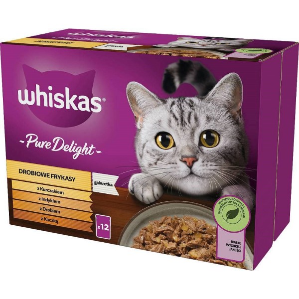 WHISKAS Pure Delight poultry, duck, turkey, ...