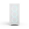 Fractal Design Case | Epoch | White TG RGB Clear Tint | ATX | Power supply included No