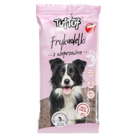 TUF TUF Meaty sticks with pork - dog treat - 70g