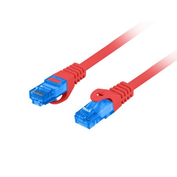 LANBERG PATCHCORD S/FTP CAT.6A 1M RED ...