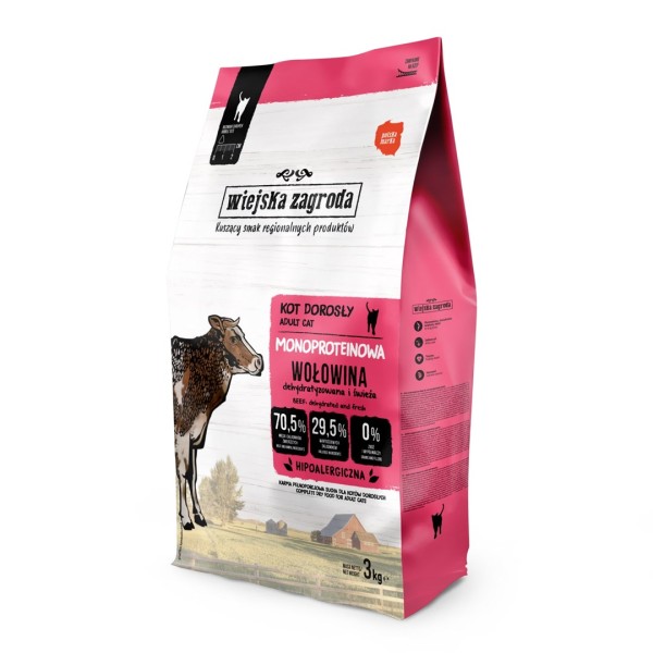 WIEJSKA ZAGRODA Monoprotein Beef - dry ...