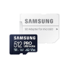 Samsung | MicroSD Card | PRO Ultimate | 512 GB | microSDXC Memory Card | Flash memory class U3, V30, A2 | SD adapter