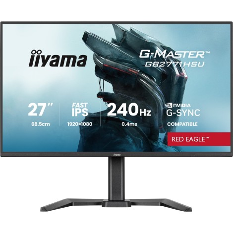 iiyama G-MASTER GB2771HSU-B1 computer monitor 68.6 cm (27") 1920 x 1080 pixels Full HD Black