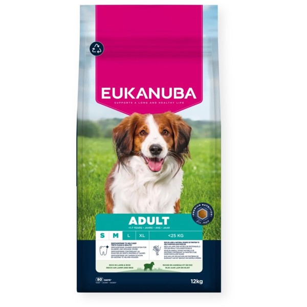 EUKANUBA Small/Medium Breed Adult Lamb & ...