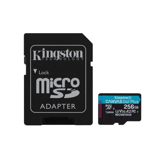 KINGSTON microSDXC Canvas Go Plus 256GB ...