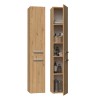 Topeshop NEL II ARTISAN bathroom storage cabinet Oak