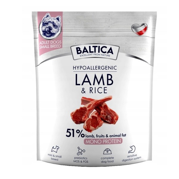 BALTICA NUTRACEUTIC Hypoallergenic Lamb & Rice ...