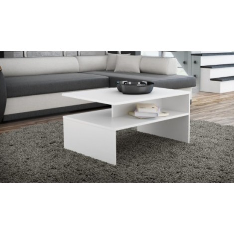 Topeshop ŁAWA BOSTON BIEL coffee/side/end table Coffee table Free-form shape 2 leg(s)