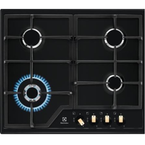 Electrolux EGS6436RK Black Built-in Gas 4 zone(s)