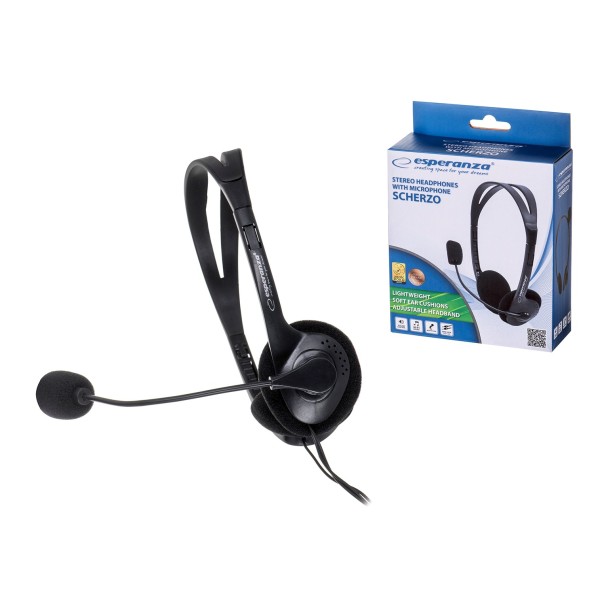 Esperanza EH102 headphones/headset Wired Head-band Calls/Music ...