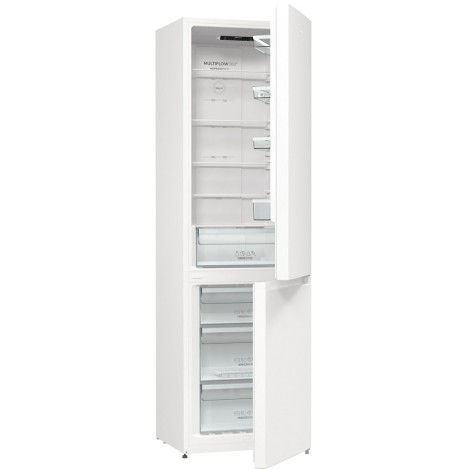 Gorenje Refrigerator | NRK6202EW4 | Energy efficiency class E | Free standing | Combi | Height 200 cm | No Frost system | Fridge net capacity 235 L | Freezer net capacity 96 L | Display | 38 dB | White