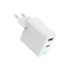 CHARGER USB 65W 2PORT/TA-UC-PDQC65L-W-01 GEMBIRD