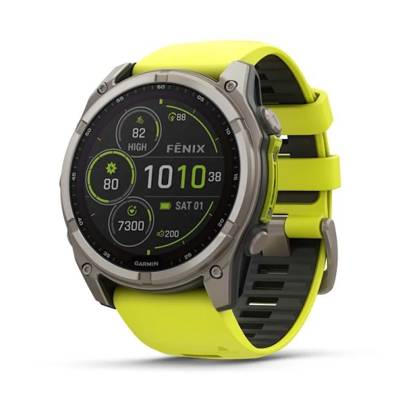 SMARTWATCH FENIX 8 SAPP. SOLAR/YELLOW 010-02907-21 ...