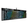 Corsair | Mechanical Gaming Keyboard | K100 RGB Optical | Wired | Mechanical Gaming Keyboard | US | Black/Red