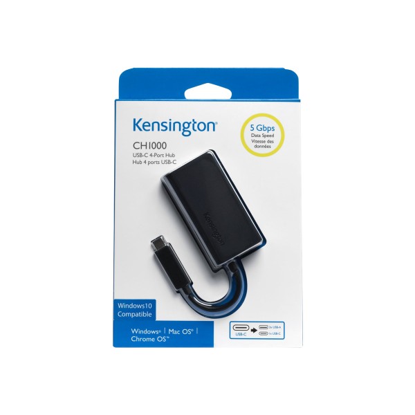 KENSINGTON CH1000 USB-C 4 Port Hub