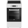 BEKO Cooker | FSM59305WDT | Hob type Induction | Oven type Electric | White | Width 50 cm | Grilling | Depth 60 cm | 60 L