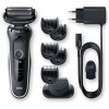 Braun | Shaver | 51-W1500s | Operating time (max) 50 min | Wet & Dry | Black/White