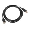 LANBERG USB EXTENSION CABLE 2.0 AM-AF 1.8M (BLACK) CA-USBE-10CC-0018-BK